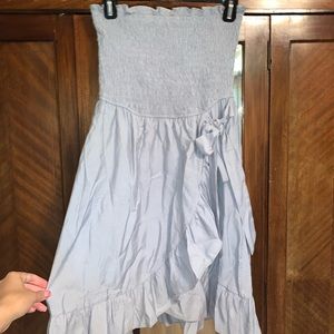 Strapless dress!